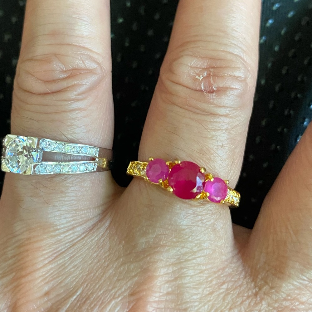 Gold Rings Ruby Rings Gold Ruby Rings Red Rings - image 4